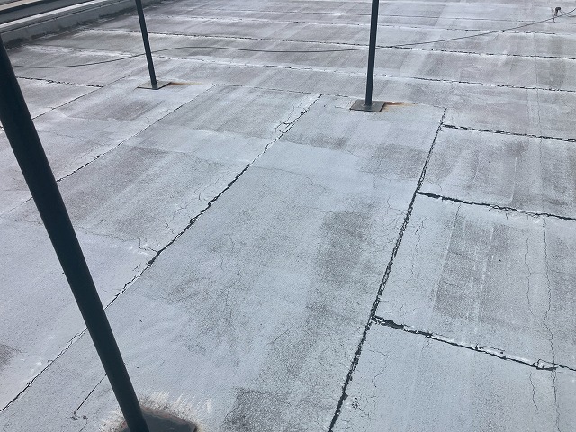 雨漏り相談をいただいた陸屋根